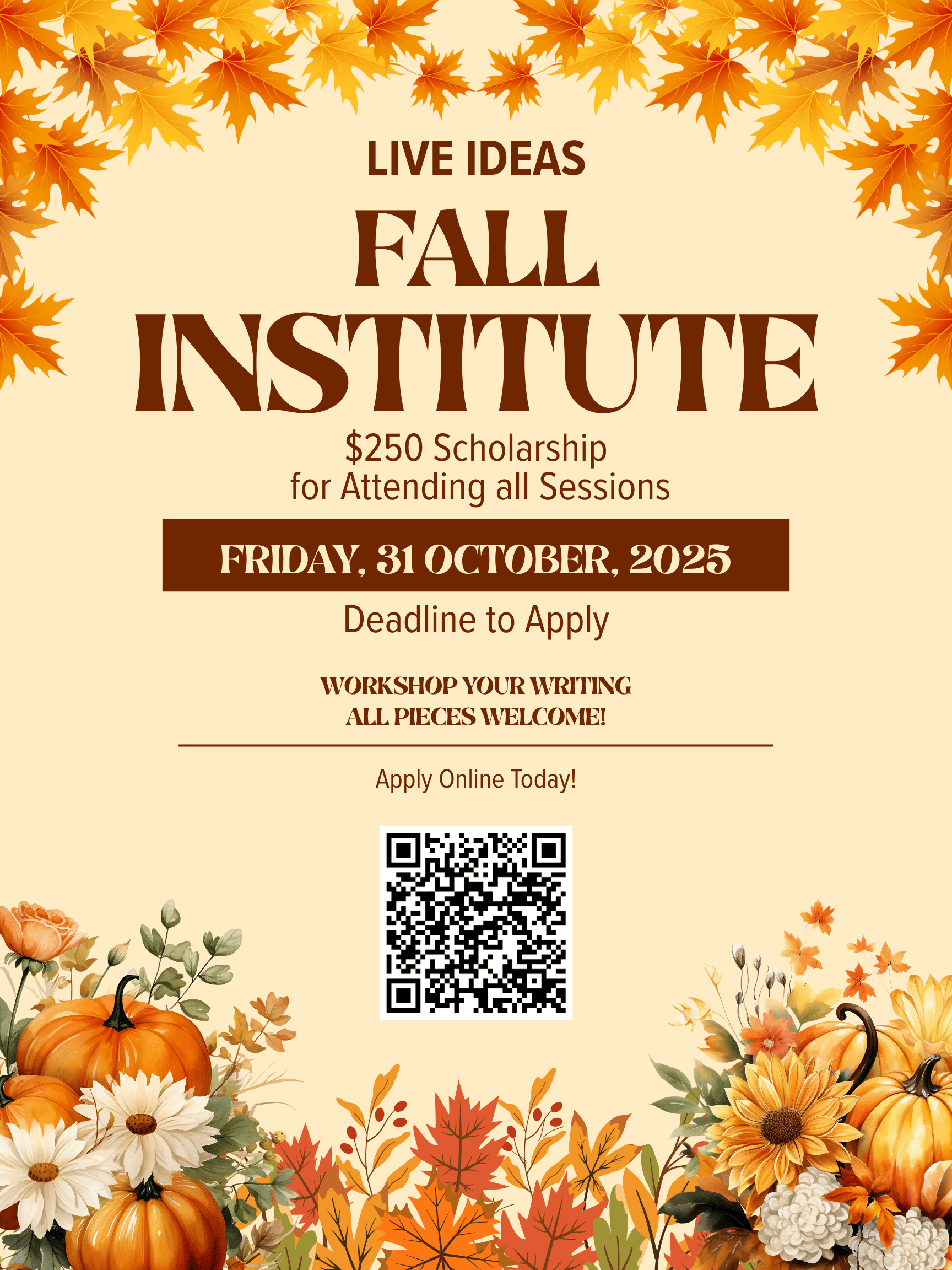 Live Ideas Fall Institute 2025